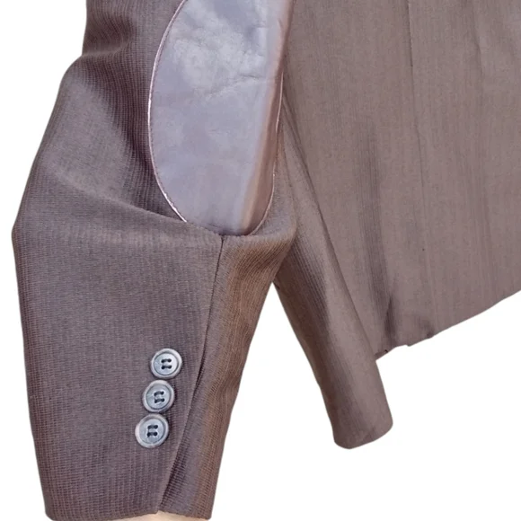 Alamo Made in Mexico Brown Western Rodeo Blazer Leather Accents Men Size 42R - Picture 7 of 16